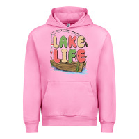 Fuchsia Pink lake life Urban Hoodie - MaliasSmallBusiness