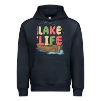 Navy lake life Urban Hoodie - MaliasSmallBusiness