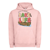 Pigment Salmon lake life Urban Hoodie - MaliasSmallBusiness