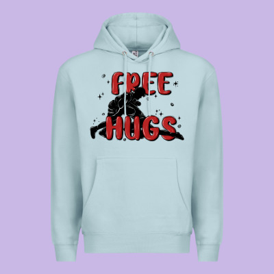 Free Hugs Premium Hoodie Designed By Maliassmallbusiness