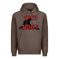Coffee free hugs Premium Hoodie - MaliasSmallBusiness