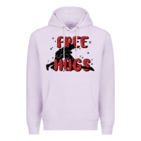 Lilac free hugs Premium Hoodie - MaliasSmallBusiness