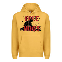 Mustard free hugs Premium Hoodie - MaliasSmallBusiness