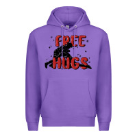 Purple free hugs Premium Hoodie - MaliasSmallBusiness