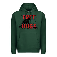 Sports Green free hugs Premium Hoodie - MaliasSmallBusiness