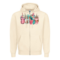 Sandshell rock hand coffee cups Zipper Hoodie - Zillion Design Studio