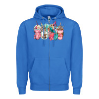 True Royal rock hand coffee cups Zipper Hoodie - Zillion Design Studio