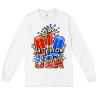 White party in the usa popsicles billie wilder Long Sleeve Tee - texasbilliewilder