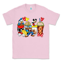 Bubblegum Pink cartoon characters coffee cups Classic Tee - Zillion Design Studio