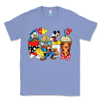 Colony Blue cartoon characters coffee cups Classic Tee - Zillion Design Studio