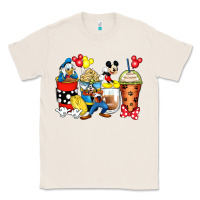 Natural cartoon characters coffee cups Classic Tee - Zillion Design Studio