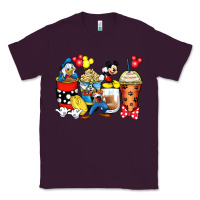 Plum cartoon characters coffee cups Classic Tee - Zillion Design Studio