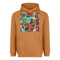 Meerkat football leopard cactus seamless pattern Heavyweight Hoodie - JahusDesignShop