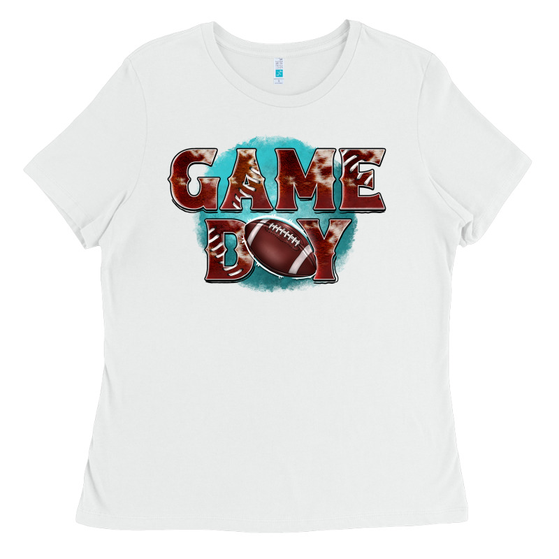 Game Day Football Ladies Tee by BarkalooDesign | Teevron