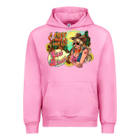 Fuchsia Pink i just smile and say god bless Urban Hoodie - NancyCooperArtShop