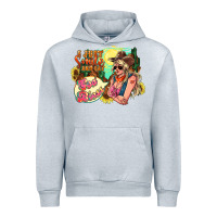 Heather Grey i just smile and say god bless Urban Hoodie - NancyCooperArtShop