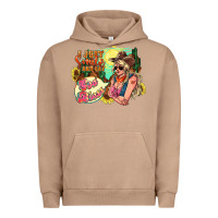 Pigment Burro i just smile and say god bless Urban Hoodie - NancyCooperArtShop