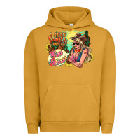 Pigment Peanut Butter i just smile and say god bless Urban Hoodie - NancyCooperArtShop