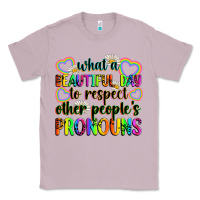 Lilac what a beautiful day to respect other people's pro Classic Tee - Zillion Design Studio