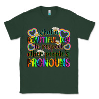 Sports Green what a beautiful day to respect other people's pro Classic Tee - Zillion Design Studio