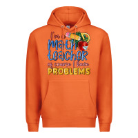Carrot im a math teacher of course i have problems Premium Hoodie - MaliasSmallBusiness