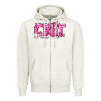 Oatmeal Heather Breast Cancer CPHT Pharmacy Technician Zipper Hoodie - texasbilliewilder