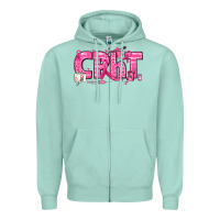 Seafoam Breast Cancer CPHT Pharmacy Technician Zipper Hoodie - texasbilliewilder