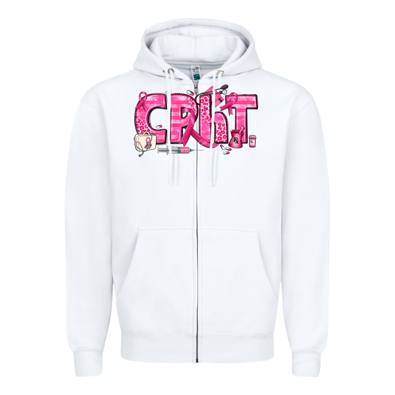 Breast Cancer Cpht Pharmacy Technician Zipper Hoodie by texasbilliewilder | Teevron