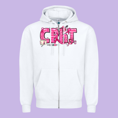 Breast Cancer Cpht Pharmacy Technician Zipper Hoodie Designed By Texasbilliewilder