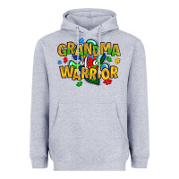 Heather Grey grandma of a warrior Heavyweight Hoodie - Artiststas