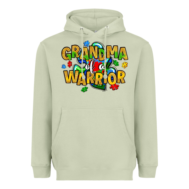 Grandma Of A Warrior Heavyweight Hoodie by Artiststas | Teevron