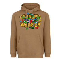 Toasted Coconut grandma of a warrior Heavyweight Hoodie - Artiststas