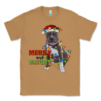 Toasted Coconut merry and bright pitbull Classic Tee - RanaPortraitStore