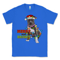 True Royal merry and bright pitbull Classic Tee - RanaPortraitStore