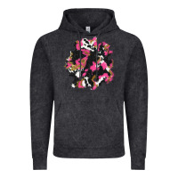 Vintage Black valentine's day cow patches Vintage Hoodie - AdoDesignShop