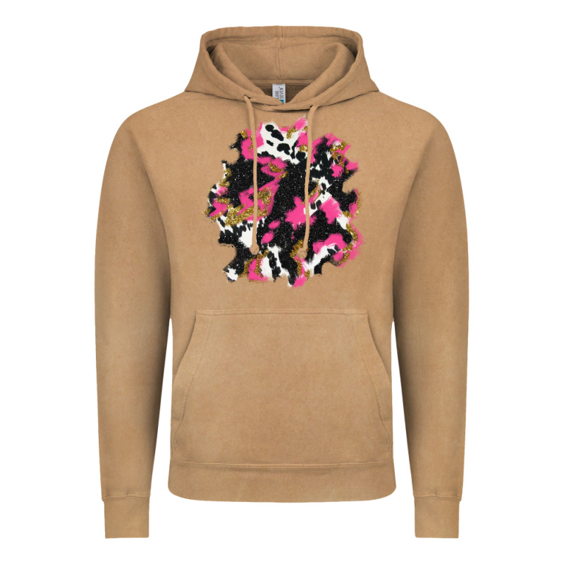 Valentine's Day Cow Patches Vintage Hoodie by AdoDesignShop | Teevron