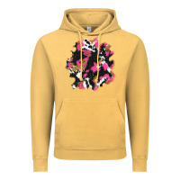 Vintage Mustard valentine's day cow patches Vintage Hoodie - AdoDesignShop