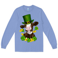 St Patricks Day Cow Long Sleeve Tee | Teevron