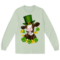 Matcha st patricks day cow Long Sleeve Tee - RanaPortraitStore