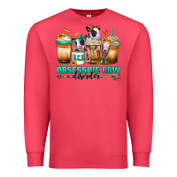 Cardinal ocd obsessive cow disorder coffee cups Premium Sweatshirt - Jasminsmagicworld