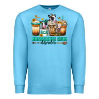 Ocean Blue ocd obsessive cow disorder coffee cups Premium Sweatshirt - Jasminsmagicworld