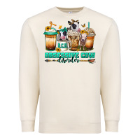 Sandshell ocd obsessive cow disorder coffee cups Premium Sweatshirt - Jasminsmagicworld