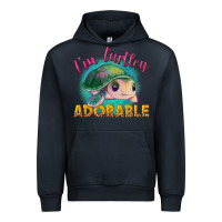 Navy im turtley adorable Urban Hoodie - NancyCooperArtShop