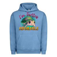 Pigment Pebble Blue im turtley adorable Urban Hoodie - NancyCooperArtShop