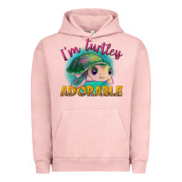 Pigment Salmon im turtley adorable Urban Hoodie - NancyCooperArtShop