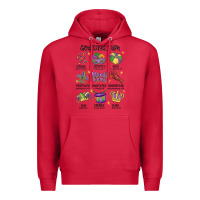 Cardinal god says i am mardi gras Premium Hoodie - MaliasSmallBusiness