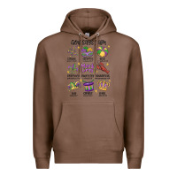 Chestnut god says i am mardi gras Premium Hoodie - MaliasSmallBusiness