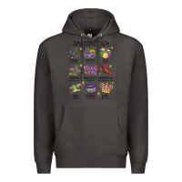 Smoke god says i am mardi gras Premium Hoodie - MaliasSmallBusiness