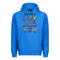 True Royal god says i am mardi gras Premium Hoodie - MaliasSmallBusiness