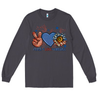 Smoke peace love america billie wilder Long Sleeve Tee - texasbilliewilder